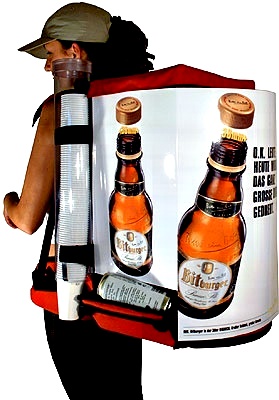Пиво в рюкзаке